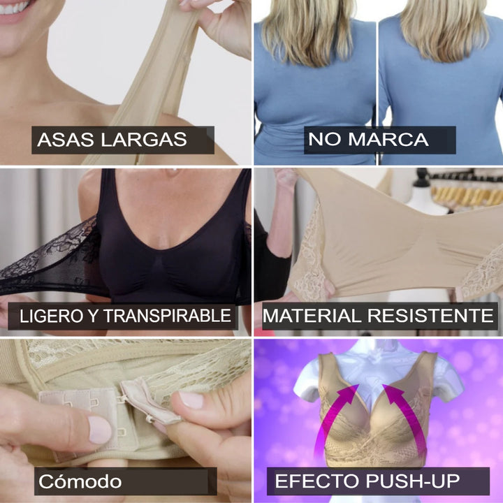 PAQUETE DE 3 SUJETADOR - COMFORTISSE PUSH UP™
